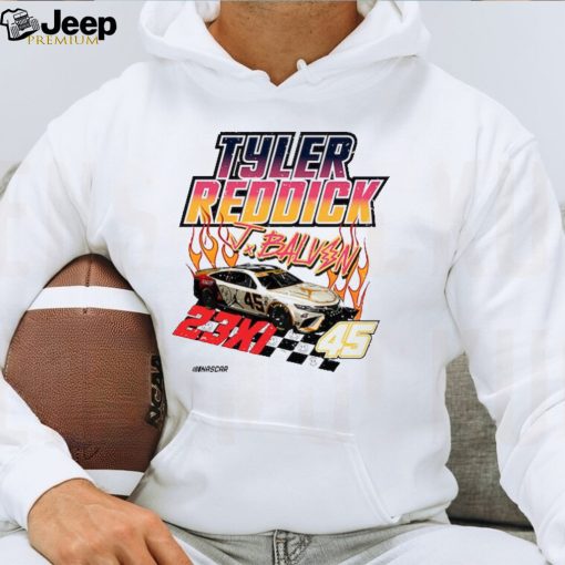 Tyler Reddick x J Balvin 23XI Racing T Shirt   White