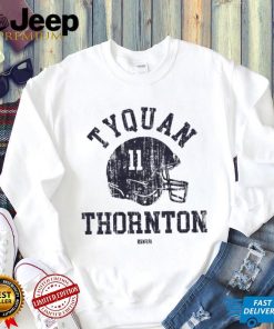 Tyquan Thornton New England Helmet Font Shirt