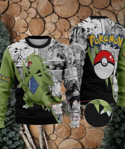 Tyranitar Tyranitar Anime Tyranitar Xmas Pocket Monster Gift Ugly Christmas Sweater For Men And Women