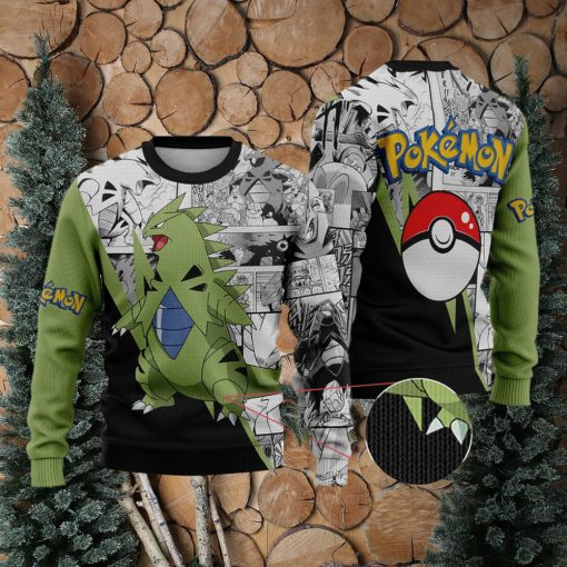 Tyranitar Tyranitar Anime Tyranitar Xmas Pocket Monster Gift Ugly Christmas Sweater For Men And Women