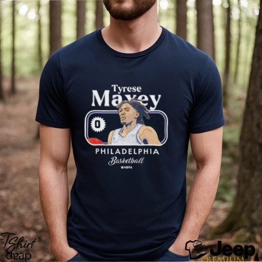 Tyrese Maxey 0 New Idol In Philadelphia 76ers Basketball NBA T Shirt