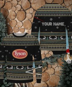 Tyson Foods Ugly Christmas Sweater2023 Xmas Gift Ideas For Fans Custom Name