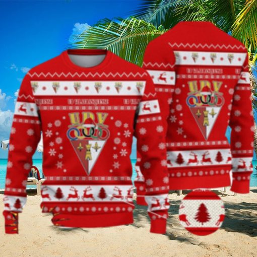 U.D. Vilafranquense 3D Ugly Christmas Sweater For Men And Women Sport Fans