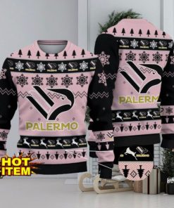 U.S. Città di Palermo Team Football Lega Serie A Ugly Christmas Sweater Christmas Gift