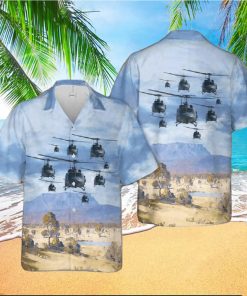 U.s Air Force 40th Flight Test Squadron Bell Uh 1 Huey Hawaiian Shirt