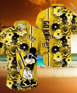 UCF Knights Hawaiian Shirt Mickey Love Surfing Trending Summer Gift