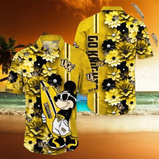 UCF Knights Hawaiian Shirt Mickey Love Surfing Trending Summer Gift