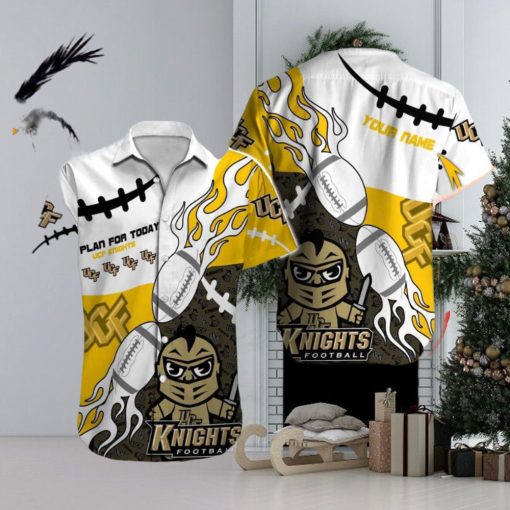UCF Knights NCAA Designer Custom Name Hawaiian Shirt Beach For Men Women Gift For Fans
