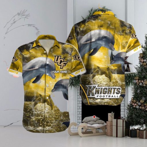 UCF Knights NCAA Handmade Custom Name Hawaiian Shirt Beach For Men Women Gift For Fans