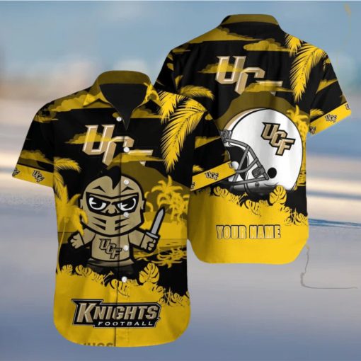 UCF Knights NCAA Stylish Custom Name Hawaiian Shirt Beach For Men Women Gift For Fans