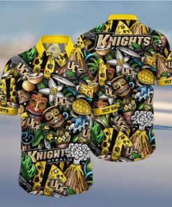 UCF Knights NCAA1 Flower Hawaiian Shirt