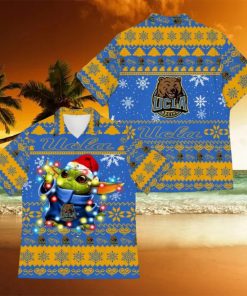 UCLA Bruins Baby Yoda Star Wars Hawaiian Shirt For Men And Women Gift Christmas Holidays