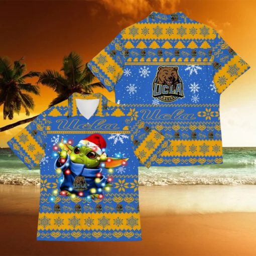 UCLA Bruins Baby Yoda Star Wars Hawaiian Shirt For Men And Women Gift Christmas Holidays