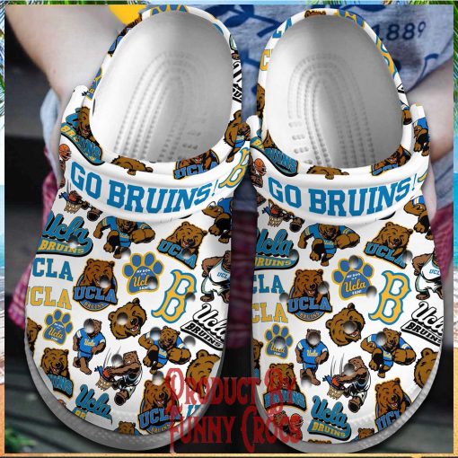 UCLA Bruins Go Bruins NCAA Crocs Slippers