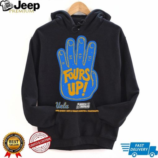 UCLA Bruins men’s basketball Fours Up 2023 Division I Men’s and Women’s Basketball Champions shirt