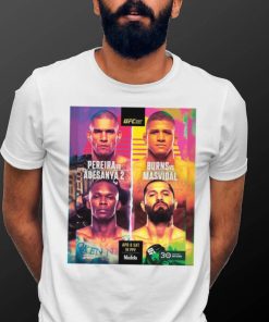 UFC 287 Miami Pereira vs Adesanya and Burns vs Masvidal poster hoodie shirt