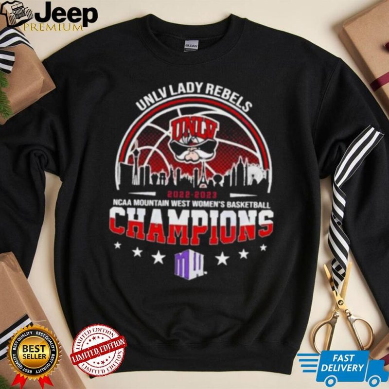 UNLV Lady Rebels 2023 NCAA Mountain West Women’s Basketball Champions shirt
