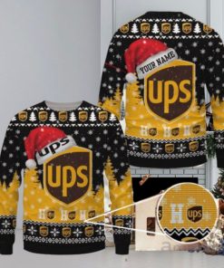 UPS Ugly Christmas Sweater Uniform Custom Name