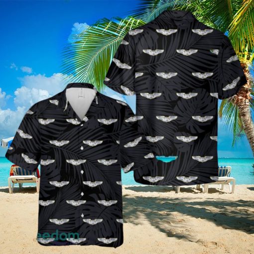 US Air Force Aviator Badge Air Force Pilot Hawaiian Shirt Summner Vacation Shirt