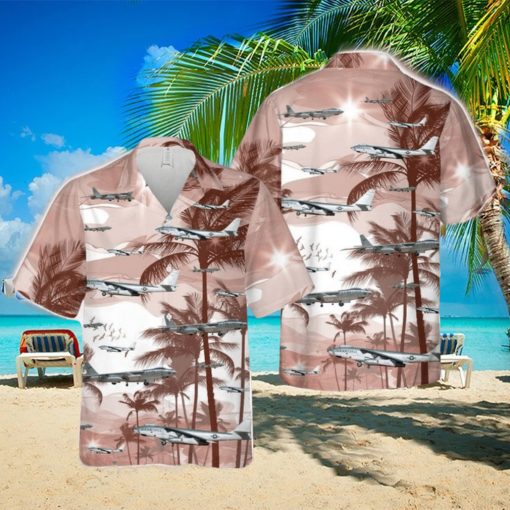 US Air Force Boeing B 47 Stratojet Hawaiian Shirt Summner Vacation Shirt