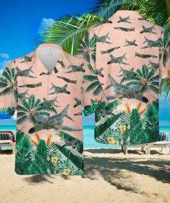 US Air Force McDonnell Douglas F 4 Phantom II Hawaiian Shirt Summner Vacation Shirt