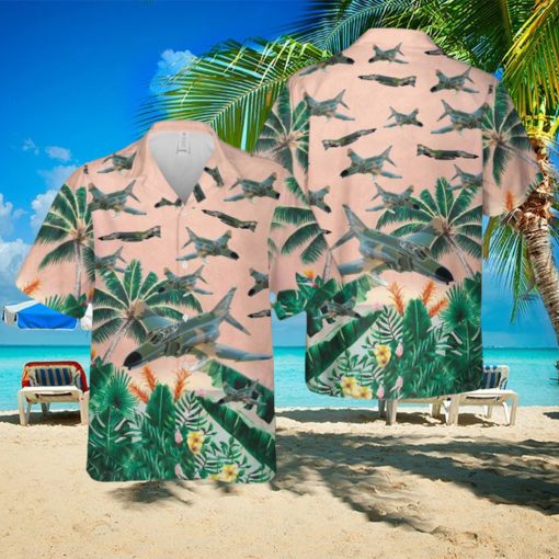 US Air Force McDonnell Douglas F 4 Phantom II Hawaiian Shirt Summner Vacation Shirt