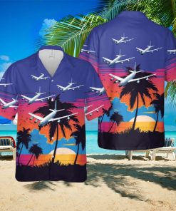 US Air Force RC 135M Rivet Card (sn 62 4132) of the 82nd RS Hawaiian Shirt