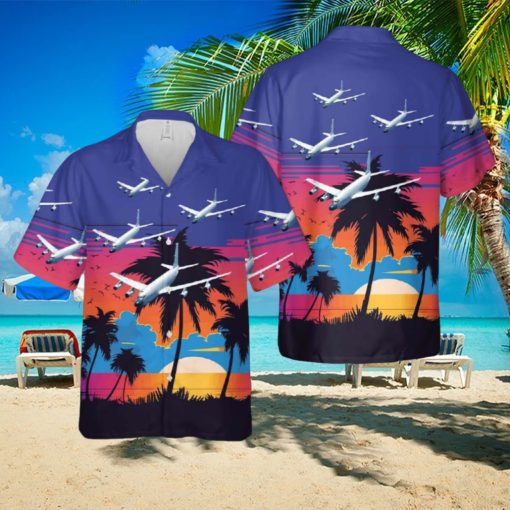US Air Force RC 135M Rivet Card (sn 62 4132) of the 82nd RS Hawaiian Shirt