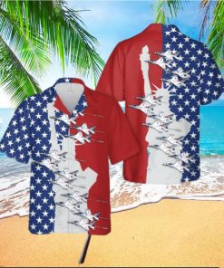 US Air Force Thunderbirds 4th Of July V2 Hawaiian Shirt – Mens Hawaiian Shirt – US Air Force Gifts