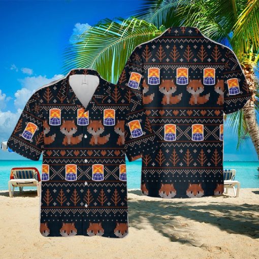 US Army 160th Theater Signal BDE Christmas Hawaiian Shirt