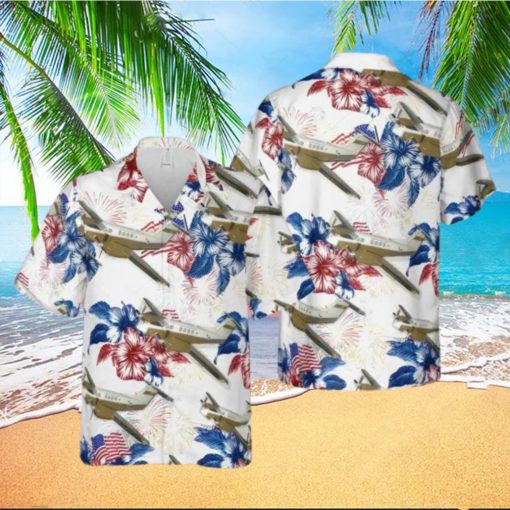 US Army C 12 Huron Aircraft Hawaiian Shirt