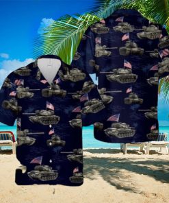 US Army M60A1 Tank July 4th Aloha Hawaiian Shirt Men And Women Summer Vacation Shirt Beach Lover Gift