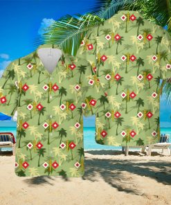 US Army Signal Corps (USASC) Branch Insignia Hawaiian Shirt Summner Vacation Shirt