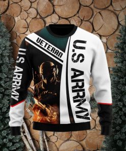 US Army Veteran 3D 3D Ugly Christmas Sweater Gift Men Women