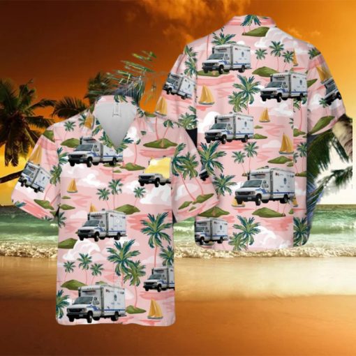 US Capitol Police Ford E Series Truck Hawaiian Shirt