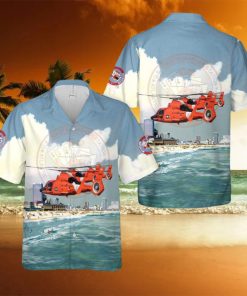 US Coast Guard Air Station Atlantic City MH 65E Dolphin Hawaiian Shirt