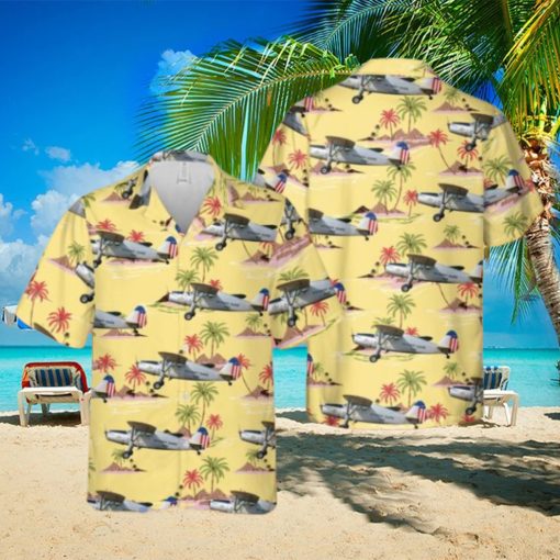 US Coast Guard Fairchild 24 WW2 Hawaiian Shirt 3D Printed Aloha Summer Shirt