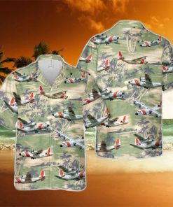 US Coast Guard HC 130 Hercules Hawaiian Shirt