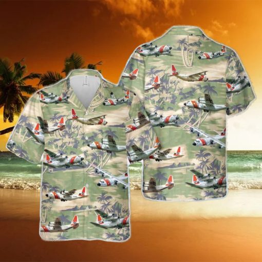 US Coast Guard HC 130 Hercules Hawaiian Shirt