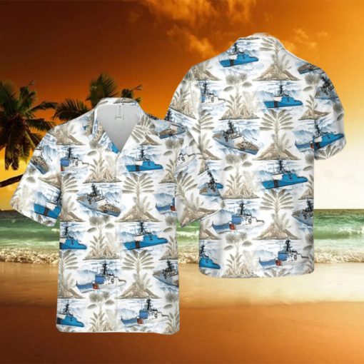 US Coast Guard National Security Cutter Hawaiian Shirt