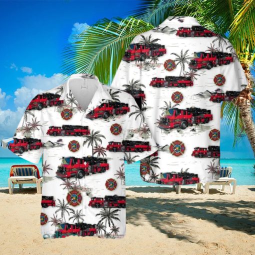 US Mount Dora Fire Department Hawaiian Shirt Beach Lover Gift
