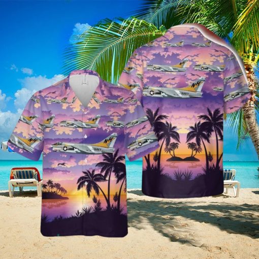 US Navy A7E Corsair II Of VA 192 Golden Dragons Hawaiian Shirt Beach Lover Gift