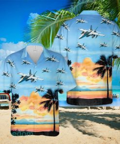 US Navy Boeing EA 18G Growler Hawaiian Shirt Beach Lover Gift