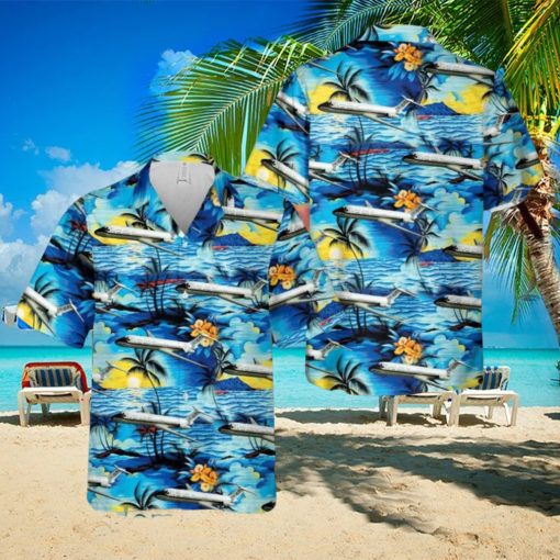 US Navy C 9B Skytrain II Hawaiian Shirt Beach Lover Gift