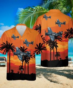 US Navy Grumman F8F Bearcat Hawaiian Shirt Beach Lover Gift
