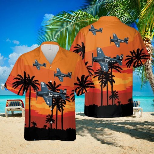 US Navy Grumman F8F Bearcat Hawaiian Shirt Beach Lover Gift