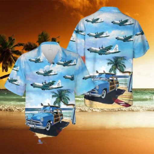 US Navy Lockheed C 130F Hercules Of VRC 50 Aloha Hawaiian Shirt Men And Women Beach Shirt