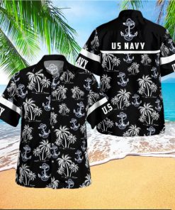 US Navy Palm Hawaiian Shirt