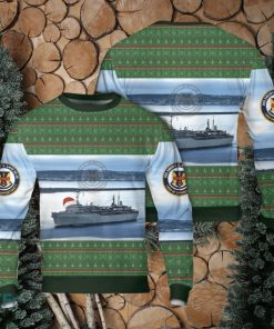 US Navy USS Emory S. Land Christmas Sweater