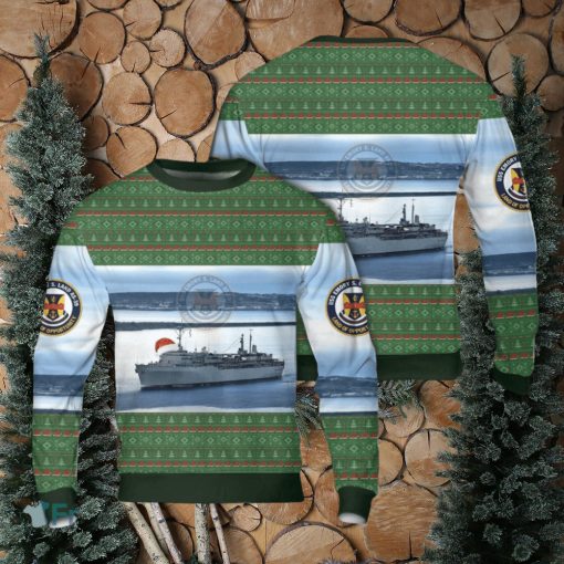 US Navy USS Emory S. Land  Christmas Sweater